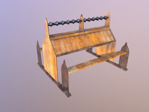 reading table m01 - the marquis collection 3D Модель