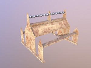 reading table m01 - the marquis collection 3D Модель