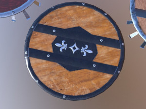 round table m02 - the marquis collection 3D Модель