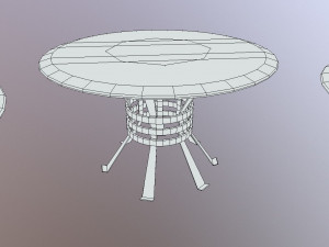 round table m02 - the marquis collection 3D Модель