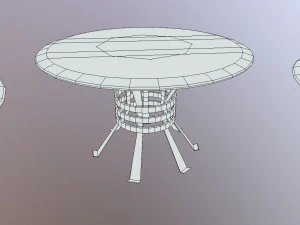 round table m02 - the marquis collection 3D Model