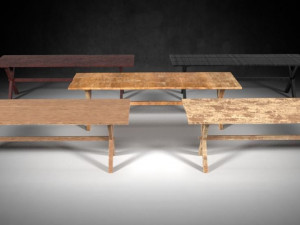 table m02 - the marquis collection 3D Model