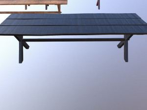 table m02 - the marquis collection 3D Model