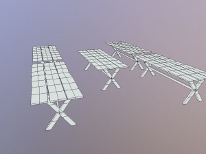 table m02 - the marquis collection 3D Model
