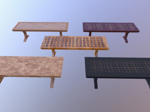 table m03 - the marquis collection Modello 3D