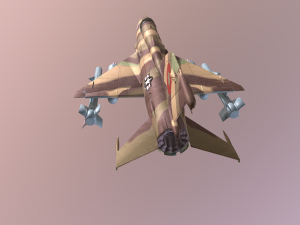 mig 21 - rigged animated - with interior - m1 3D Model