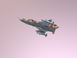 mig 21 - rigged animated - with interior - m1 3D Model