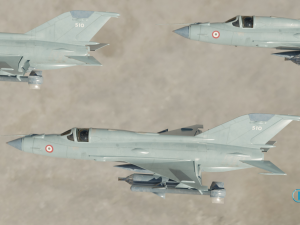 mig 21 - rigged animated - with interior - m2 3D Model