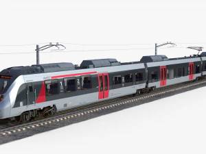 बॉम्बार्डियर टैलेंट 2 ट्रेन एबेलियो 3D मॉडल