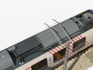 Bombardier TALENT Train National Express 3D 모델