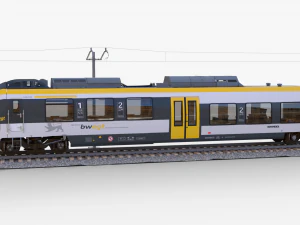Bombardier TALENT train sweg 3D Model