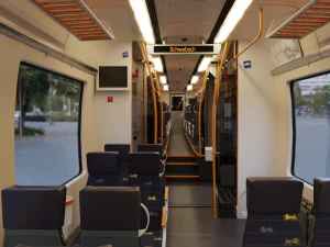 Bombardier TALENT train sweg 3D Model