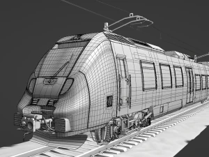 Bombardier TALENT train sweg 3D Model