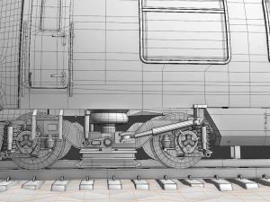 Bombardier TALENT train sweg 3D Model