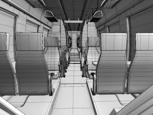 Bombardier TALENT train sweg 3D Model