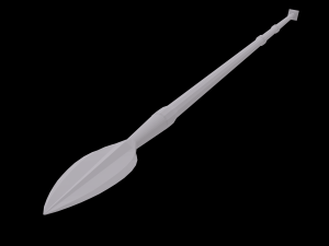 greek hoplite spear 3D मॉडल