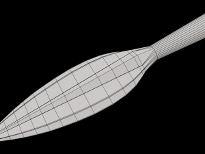 greek hoplite spear Modelo 3D