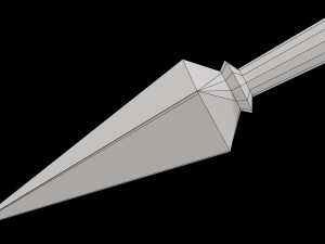 greek hoplite spear Modelo 3D