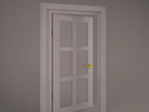 室内门 3D 模型