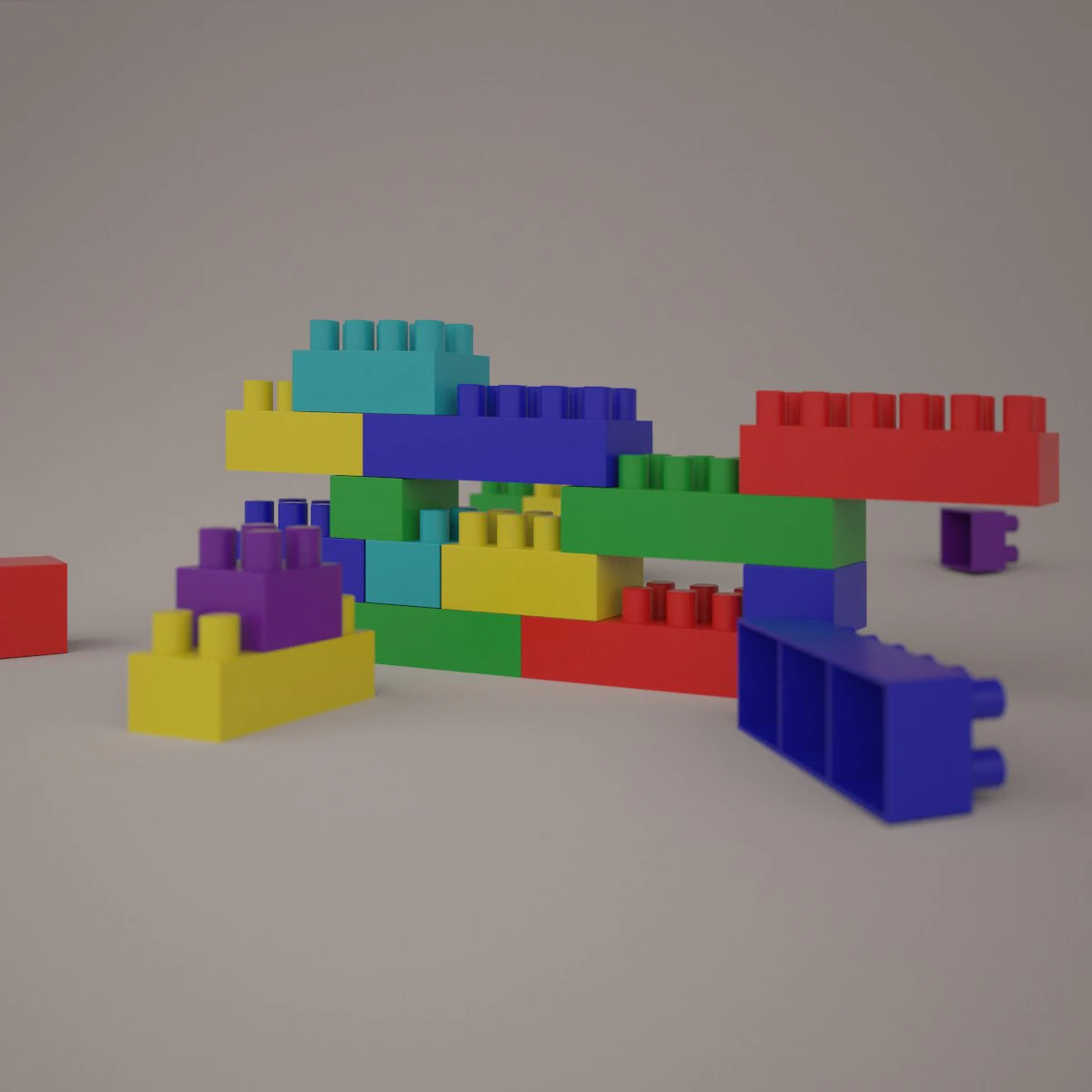 designer for children lego 3D Model .c4d .max .obj .3ds .fbx .stl .blend