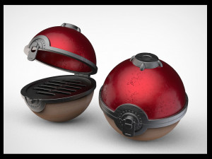 pokemon legends arceus pokeball fanart nintendo switch game holder porta cartuchos 3D Print Model