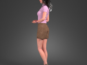 character ji Modèle 3D
