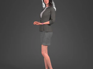 चरित्र जी 3D मॉडल