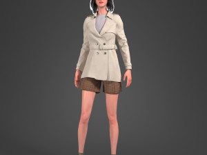 character ji Modèle 3D