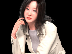 character ji Modèle 3D