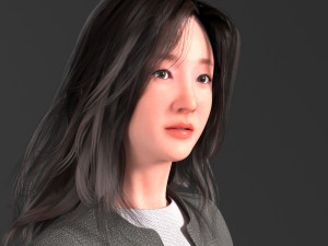 character ji Modèle 3D