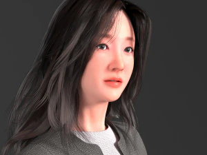 चरित्र जी 3D मॉडल