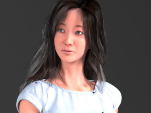 character ji Modèle 3D