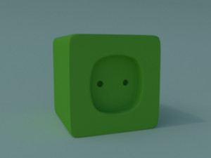 the plug is double and simple Model 3D