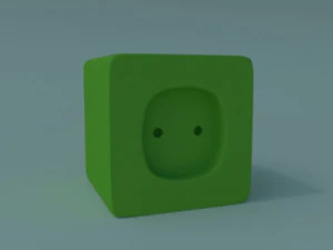 the plug is double and simple 3D Model