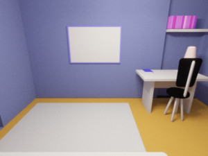 the template is a model of one room 3D Model