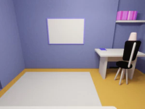 the template is a model of one room 3D Model