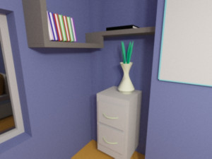 the template is a model of one room 3D Model