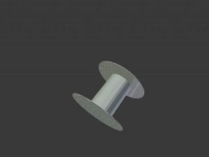 flanged bobbin 3D Model
