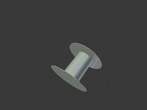 flanged bobbin 3D Model