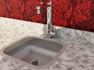 faucet with filter deca 1140c realistic model in 3D Model