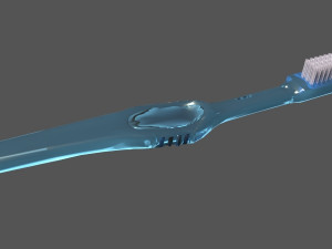 realistic tooth brush Model 3D