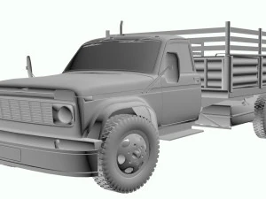 hybrid truck n-001 3D Model