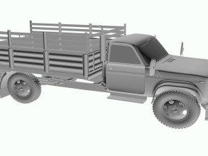 hybrid truck n-001 3D 模型