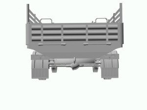hybrid truck n-001 3D 模型