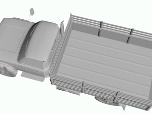 hybrid truck n-001 3D 模型