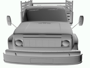 hybrid truck n-001 3D 模型