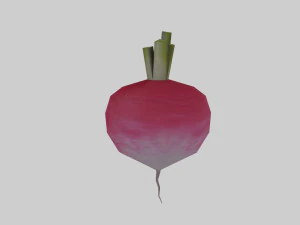 low-poly vegetables pack 3D Model