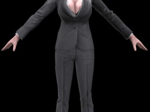 zakelijk pak 3D Model