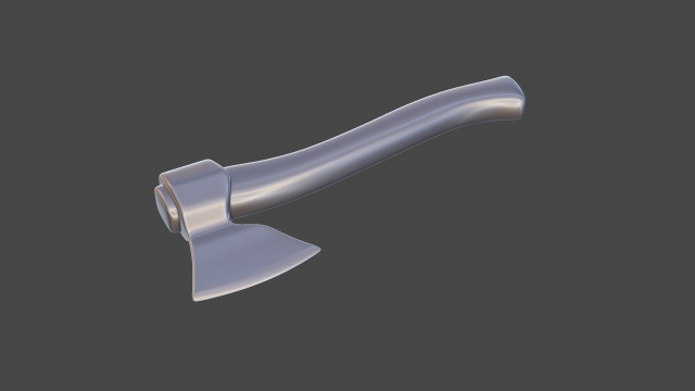 axe Model Cetak 3D .c4d .max .obj .3ds .fbx .stl .blend 