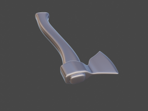 axe Model Cetak 3D